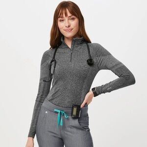 FIGS Salta Seamless Performance Quarter Zip XS